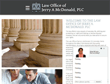 Tablet Screenshot of mcdonaldlawassoc.com